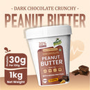 High Protein Health Ninja Dark Chocolate Peanut Butter | Crunchy