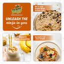 Health Ninja Mango Peanut Butter, 1 kg | Chia Seeds for Added Nutrients and Fiber