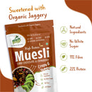 Health Ninja Dark Chocolate Muesli , 900 gms | High Protein Breakfast cereal