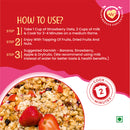 Health Ninja Strawberry Oats | High Protein Breakfast | 900 gm Pack