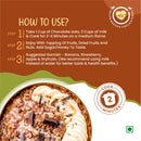 Health Ninja Dark Chocolate Oats | High Protein Oats , 900 gm Pack