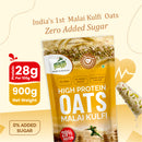 Zero Sugar High Protein Malai Kulfi Oats Health Ninja 900gm Pack | 28g Protein (Per 100g)