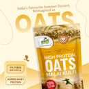 Zero Sugar High Protein Malai Kulfi Oats Health Ninja 900gm Pack | 28g Protein (Per 100g)