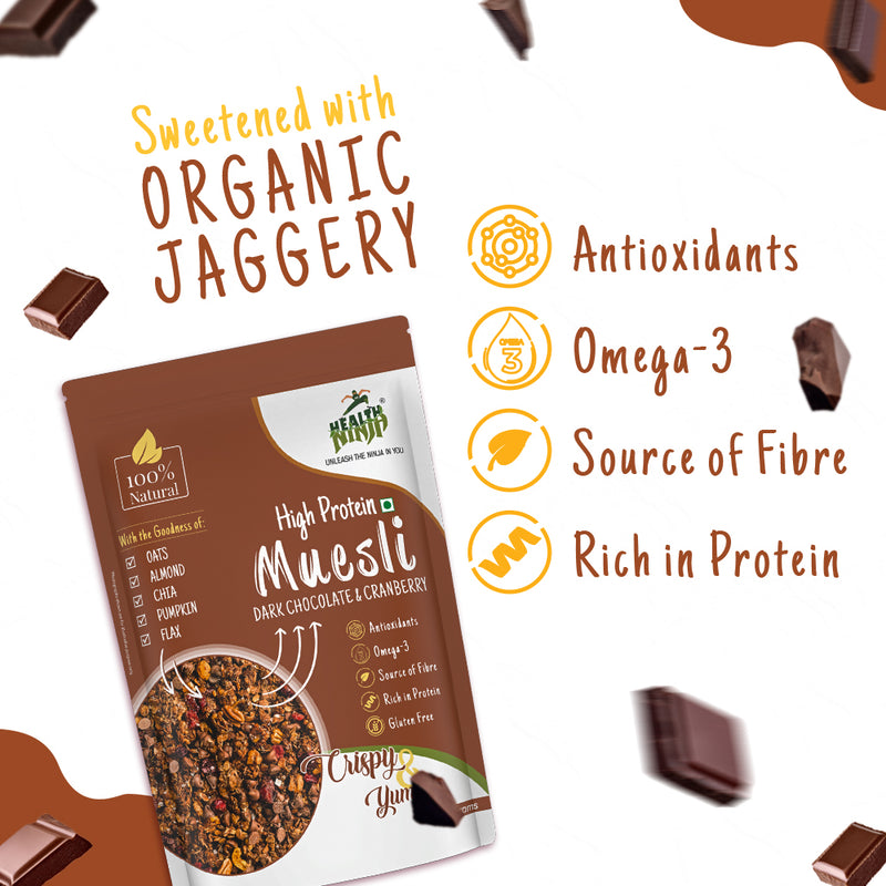 Dark Chocolate & Cranberry Muesli