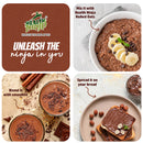 Health Ninja Dark Chocolate smooth Peanut Butter , 1 Kg | High Protein Chocolate flavor |