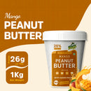 Health Ninja Mango Peanut Butter, 1 kg | Chia Seeds for Added Nutrients and Fiber