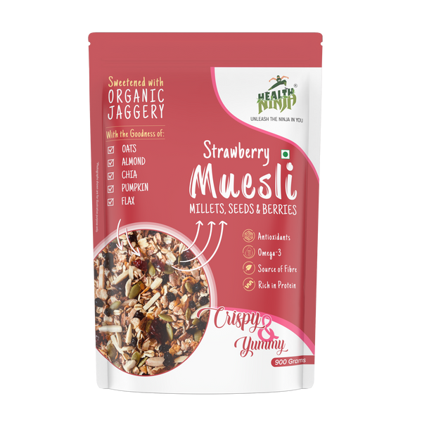 Health Ninja Strawberry Muesli (900GM)